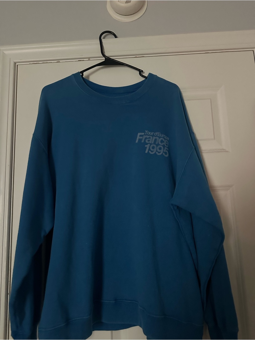 Hollister Teal Blue Crewneck Sweater
